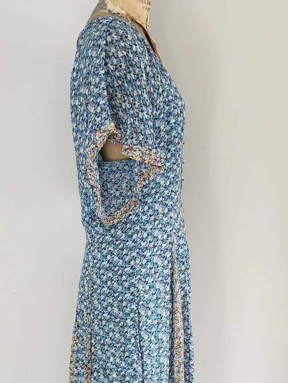 Maeve Blue Floral Maxi Dress - Picture 6 of 6